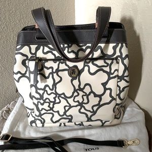 Tous bag white/black